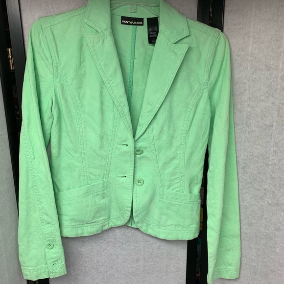 Express Jeans Mint Green Blzer - Picture 2 of 3
